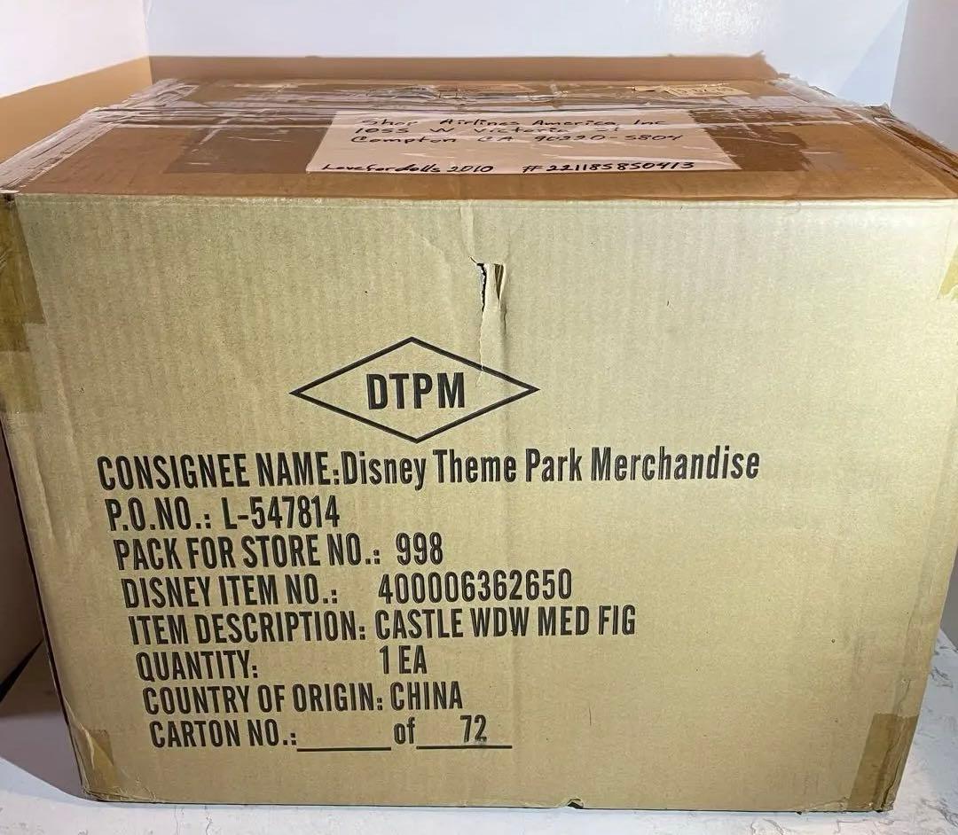 レア WDW シンデレラ城 キャッスル ディズニー フィギュアリン フィギュア