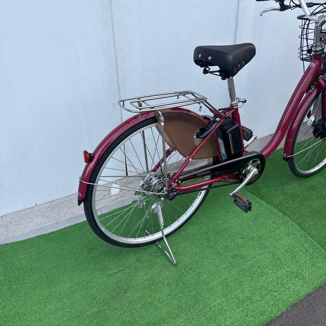 ブリヂストン アルベルト新型電動アシスト自転車26インチ レッド