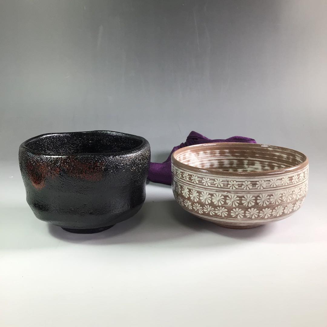 Ｒ６５１　御所籠　『篭師　和田鱗司作』『竹茶籠』『茶器揃』　共箱　茶道具