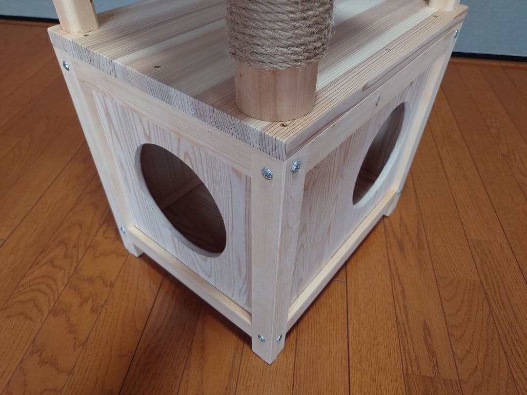 ㉖★キャットタワー★キャットハウス★ハンドメイド★爪研ぎ★猫ハウス
