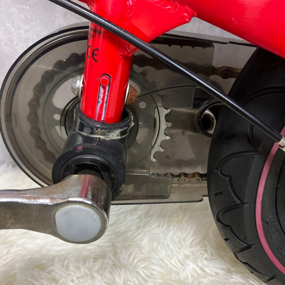 【美品】へんしんバイク 12インチ レッド　赤