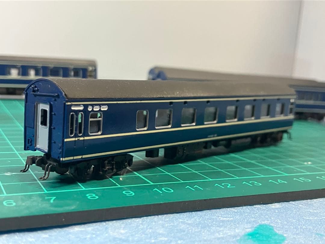 KATO Nゲージ　20系客車　電源車カニ22-2など10両 とバックサイン