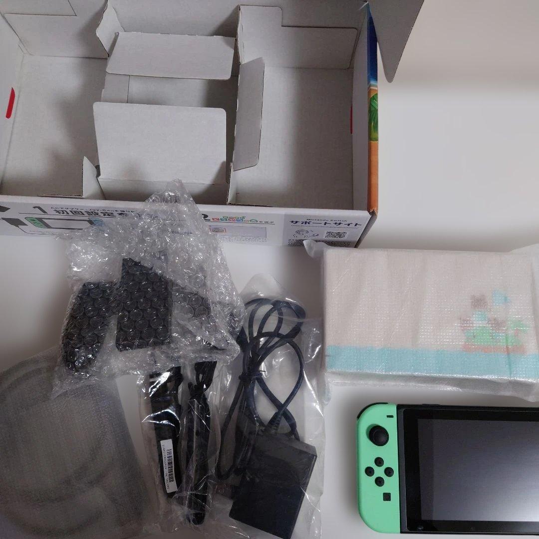 どうぶつの森　Nintendo Switch 本体　コントローラー付