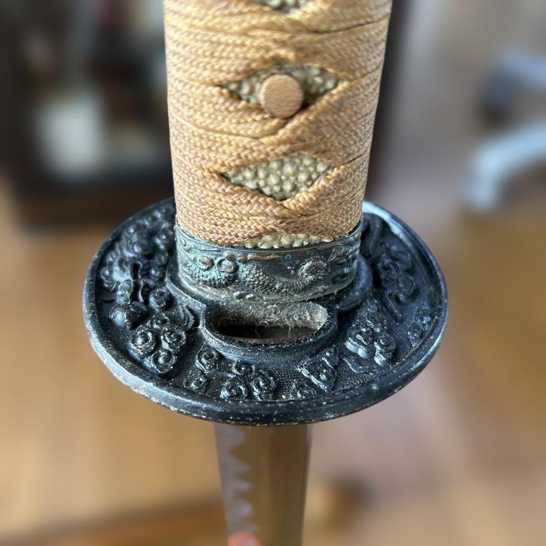 模造刀 太刀 日本刀 武具 観賞用/ 現状渡し　全長約70cm 自宅保管の中古品