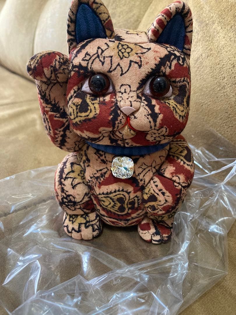 未使用送料込！柿沼東光 招き猫