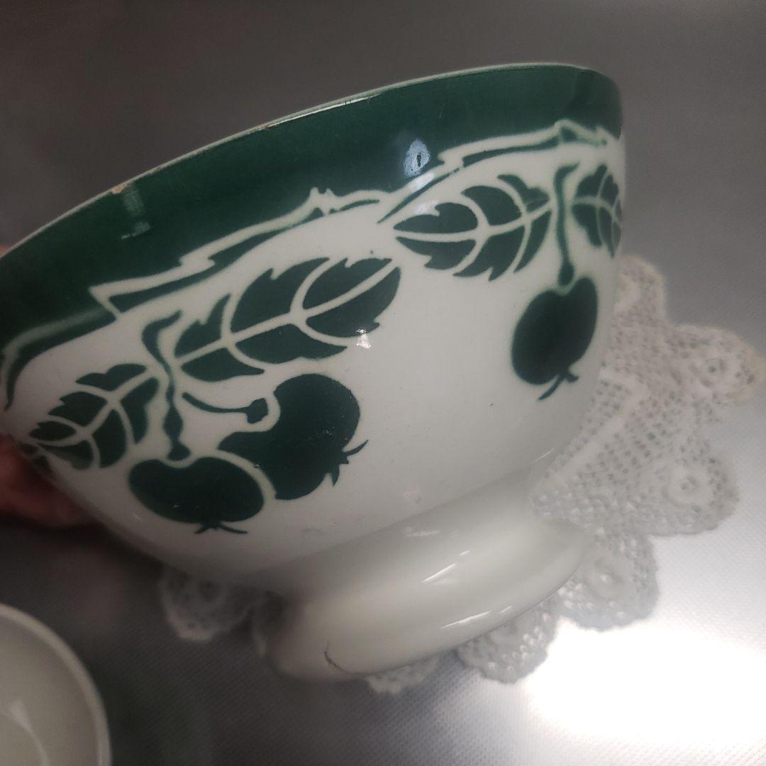 【素敵です❣️】王道フランスアンティーク　カフェオレボウル２つ　お得❣️