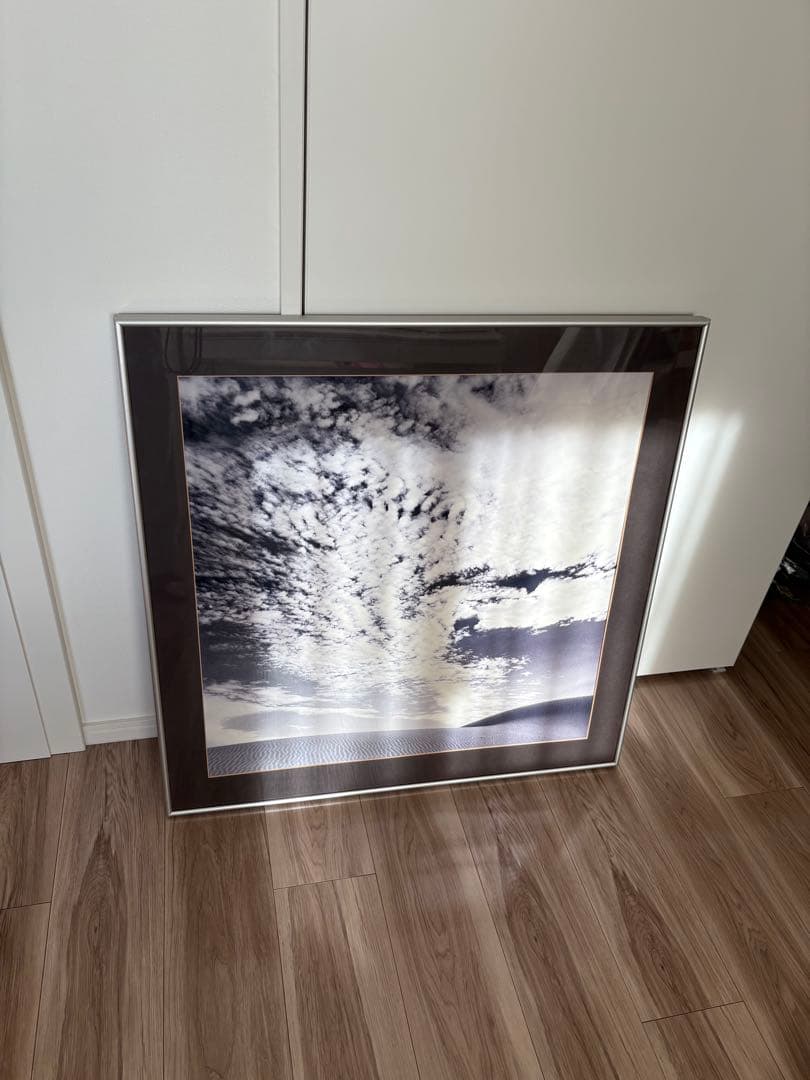 Allposters モノクロ 写真 額付き 73cm×73cm インテリア