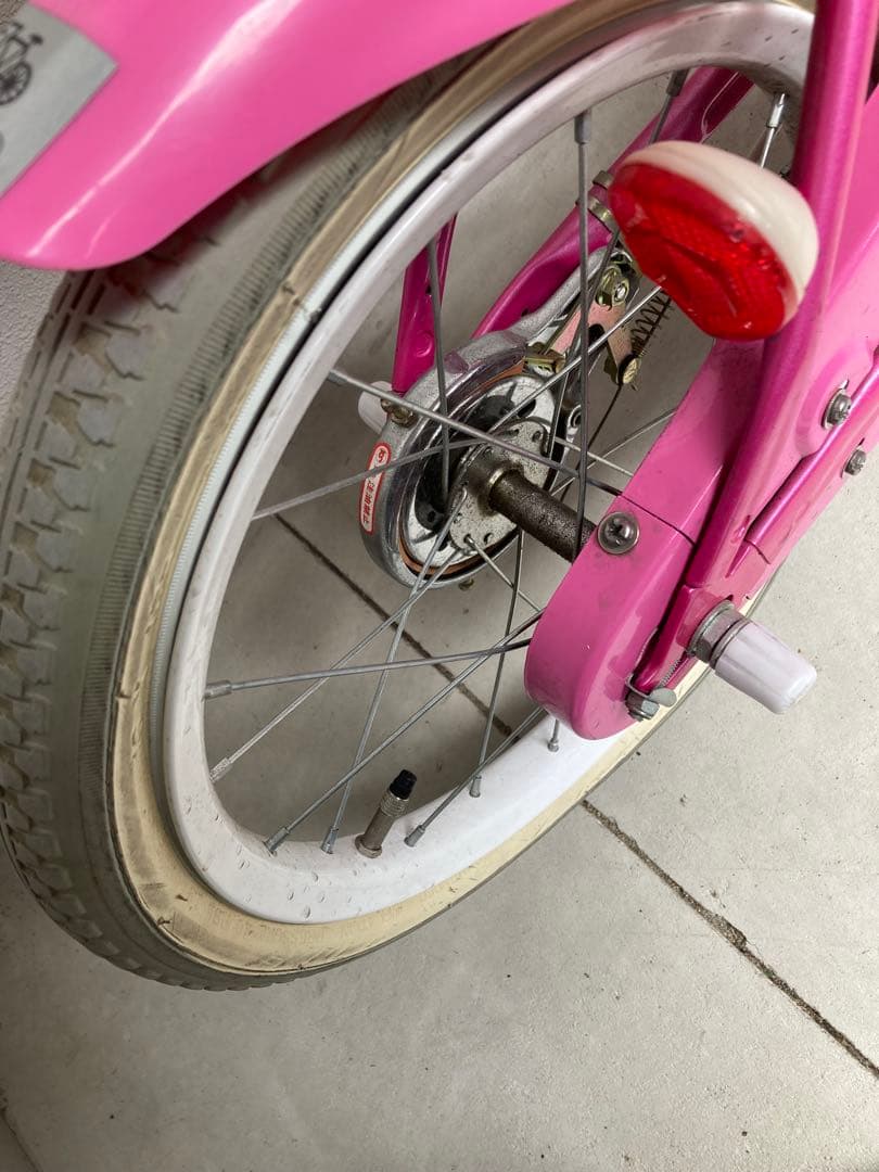 子供用自転車　16インチ　幼児用自転車 ピンク　イオンバイク