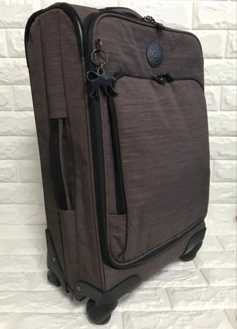 KIPLING キプリング　キャリーケース　キャリーバッグ　茶　軽量