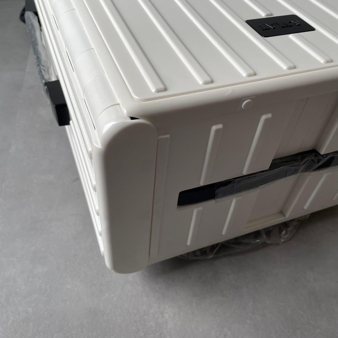 &.FLAT折り畳めるキャリーケース 機内持ち込み可能35Lスーツケースフラット