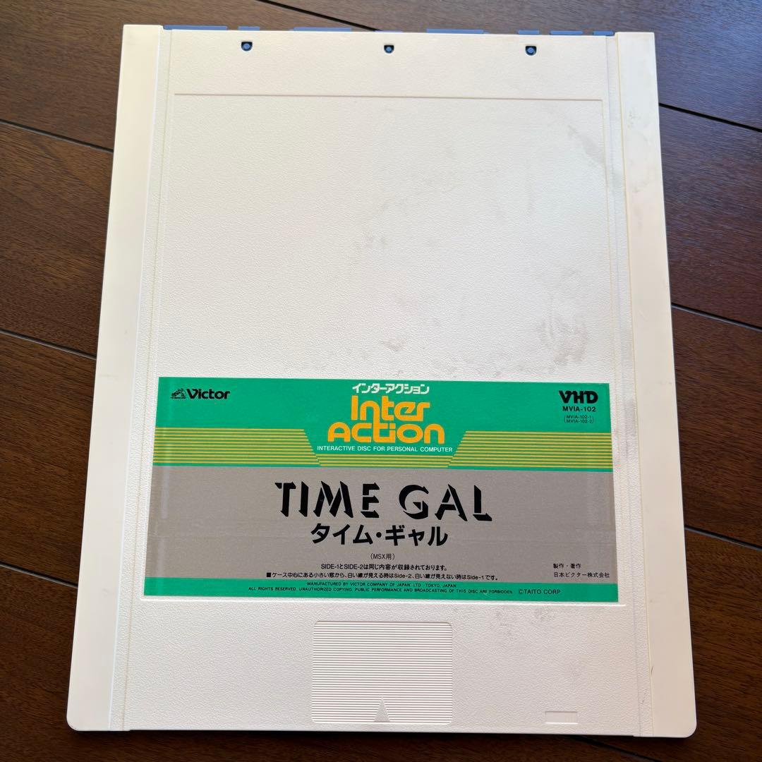 MSX用VHDゲーム タイムギャル TIME GAL