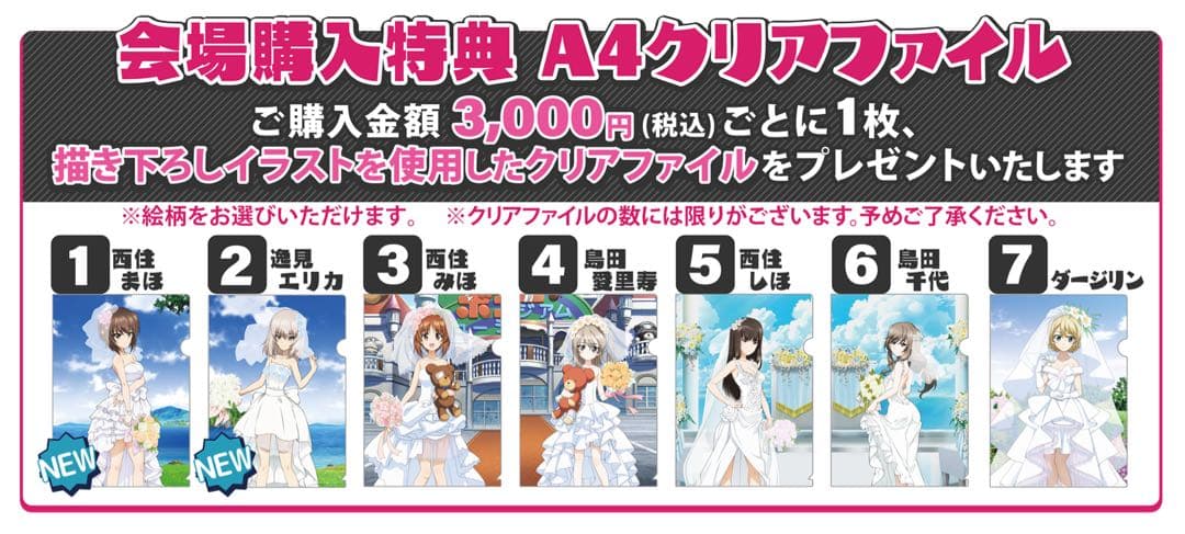 ガールズ&パンツァー あんこう祭カーテン魂購入特典 クリアファイル おまけ付き