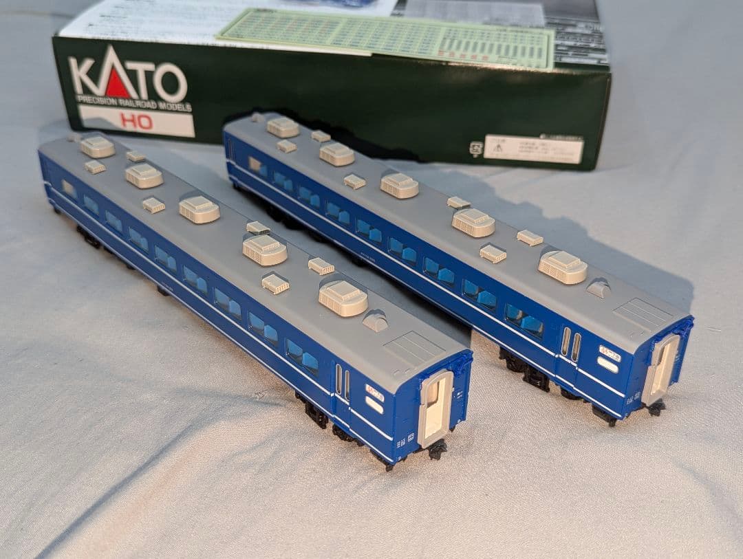 KATO　オハ14　２両セット　【3-514】　HOゲージ　②