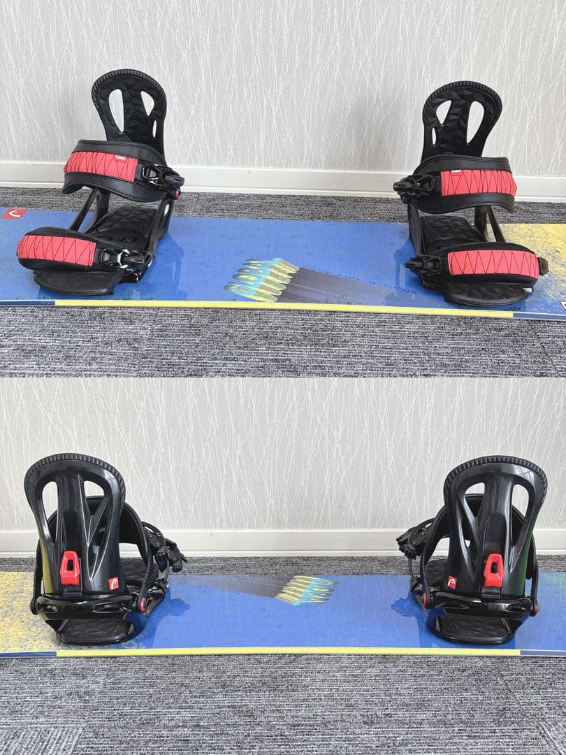 75美品❗️超豪華❗️HEAD メンズスノーボードセット★スノボ155cm+ビン付