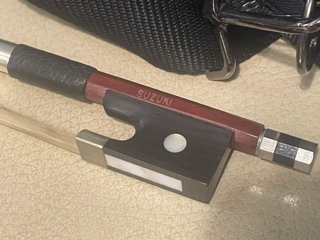 スズキバイオリン 230 1/8 2017、ケース、弓