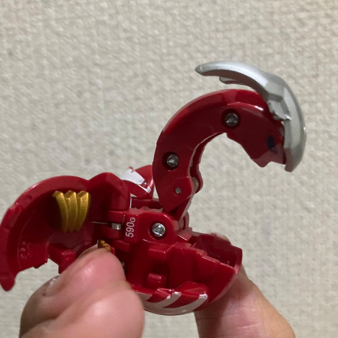 爆丸　バクガン 天ライズデッキ　3体、バトルカードセット