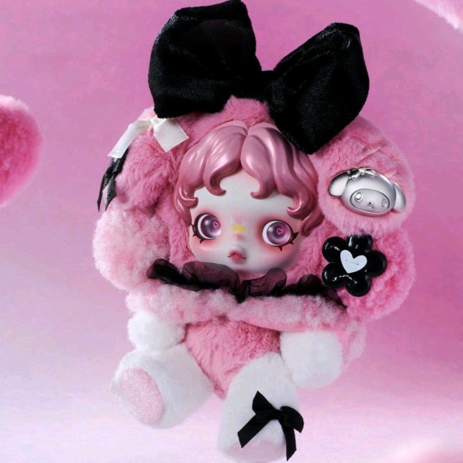 POPMART SKULLPANDA ×マイメロ、クロミ ぬいぐるみペンダント