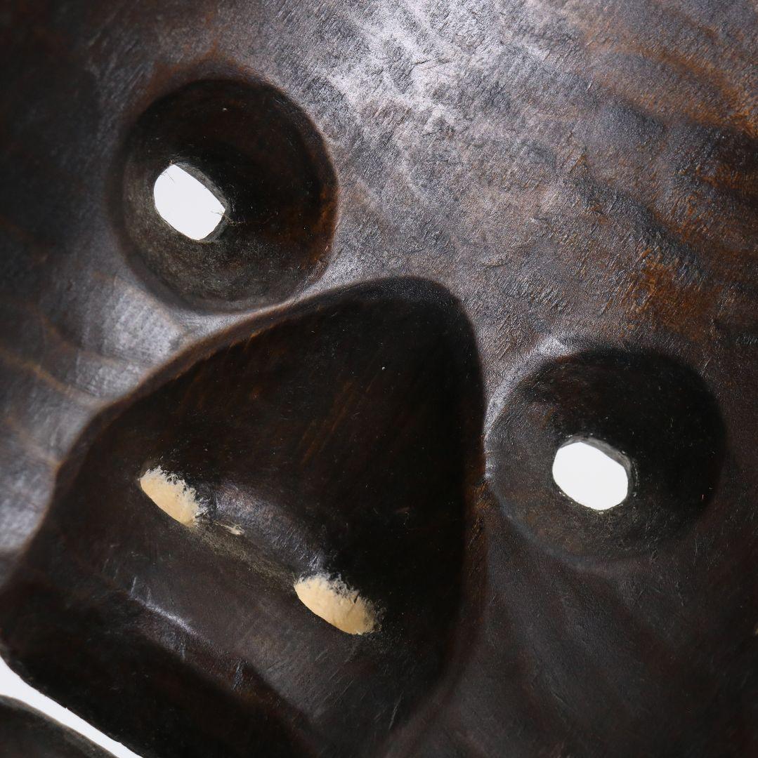 能面 中将 彩色木彫　AC1015