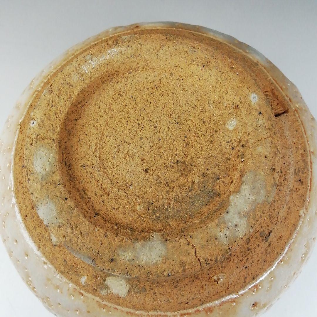 Ｔ６６９　建水　『志野建水』『佐々木萬穂 造』　共箱　茶道具