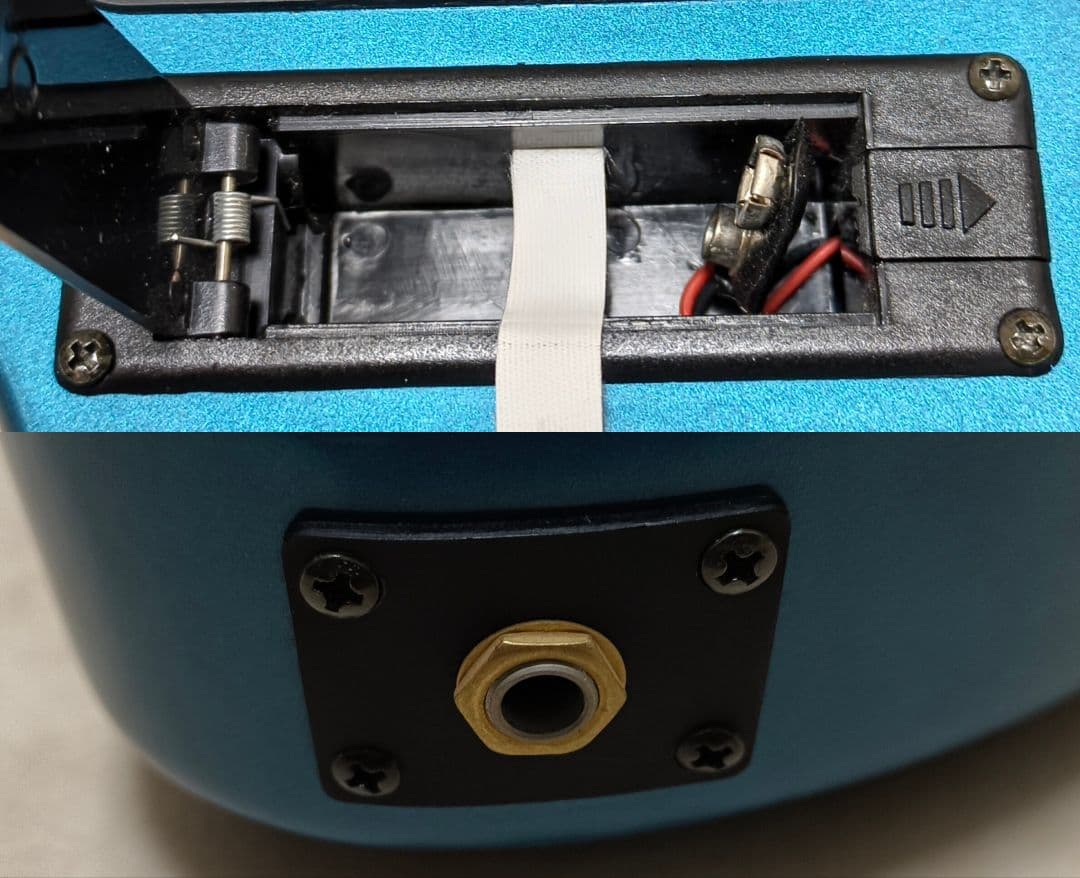 【美品】ZO-3 芸達者 MG ターコイズ アンプ内蔵ミニギター トレモロアーム