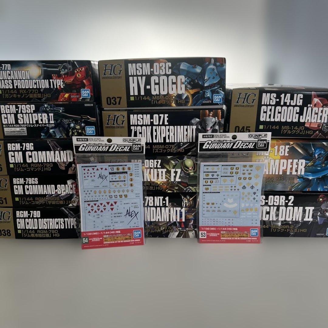 【ガンプラ】機動戦士ガンダムポケットの中の戦争HGシリーズセミコンプセットおまけ