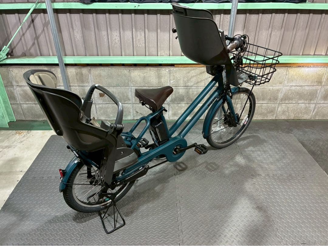 №8712 電動自転車 ブリヂストン ビッケ 24×20インチ✨レトロカラー✨
