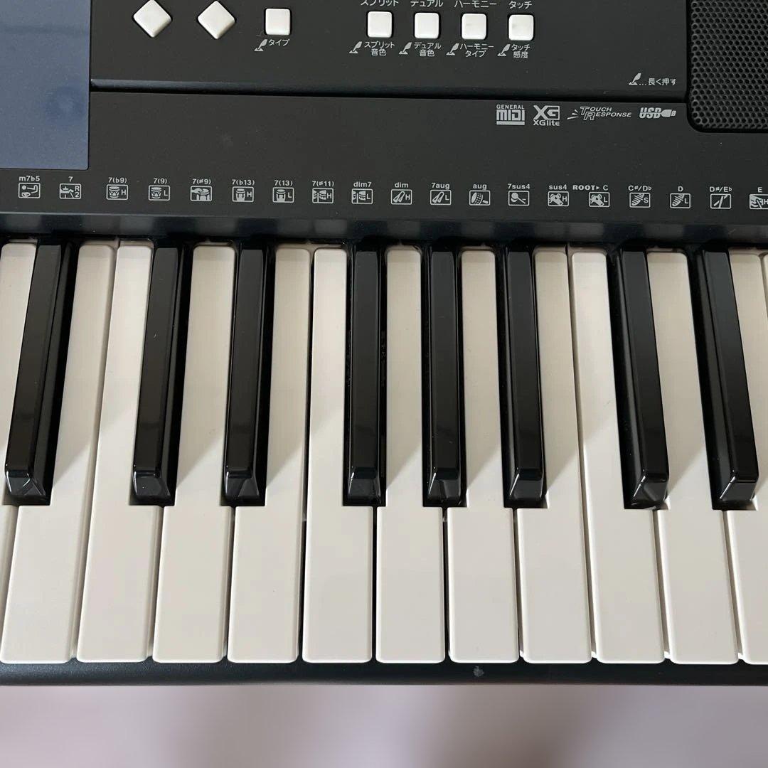 YAMAHA 電子キーボード PSR-333 スタンド付き ソングブック付き