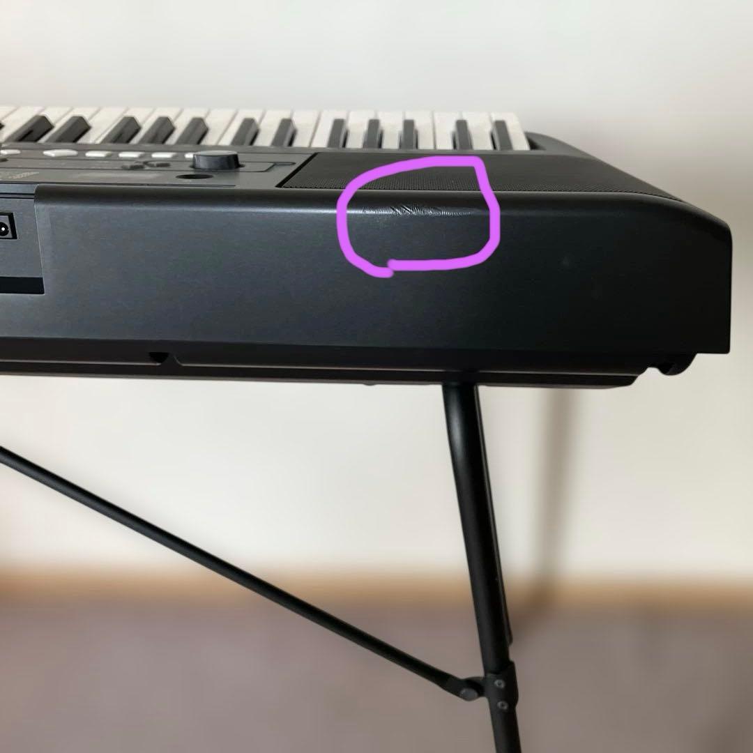 YAMAHA 電子キーボード PSR-333 スタンド付き ソングブック付き