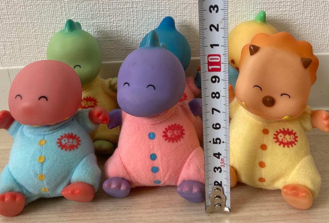 レトロ　恐竜の赤ちゃん　ソフビ　アンティーク　pote 玩具　人形　当時物レア