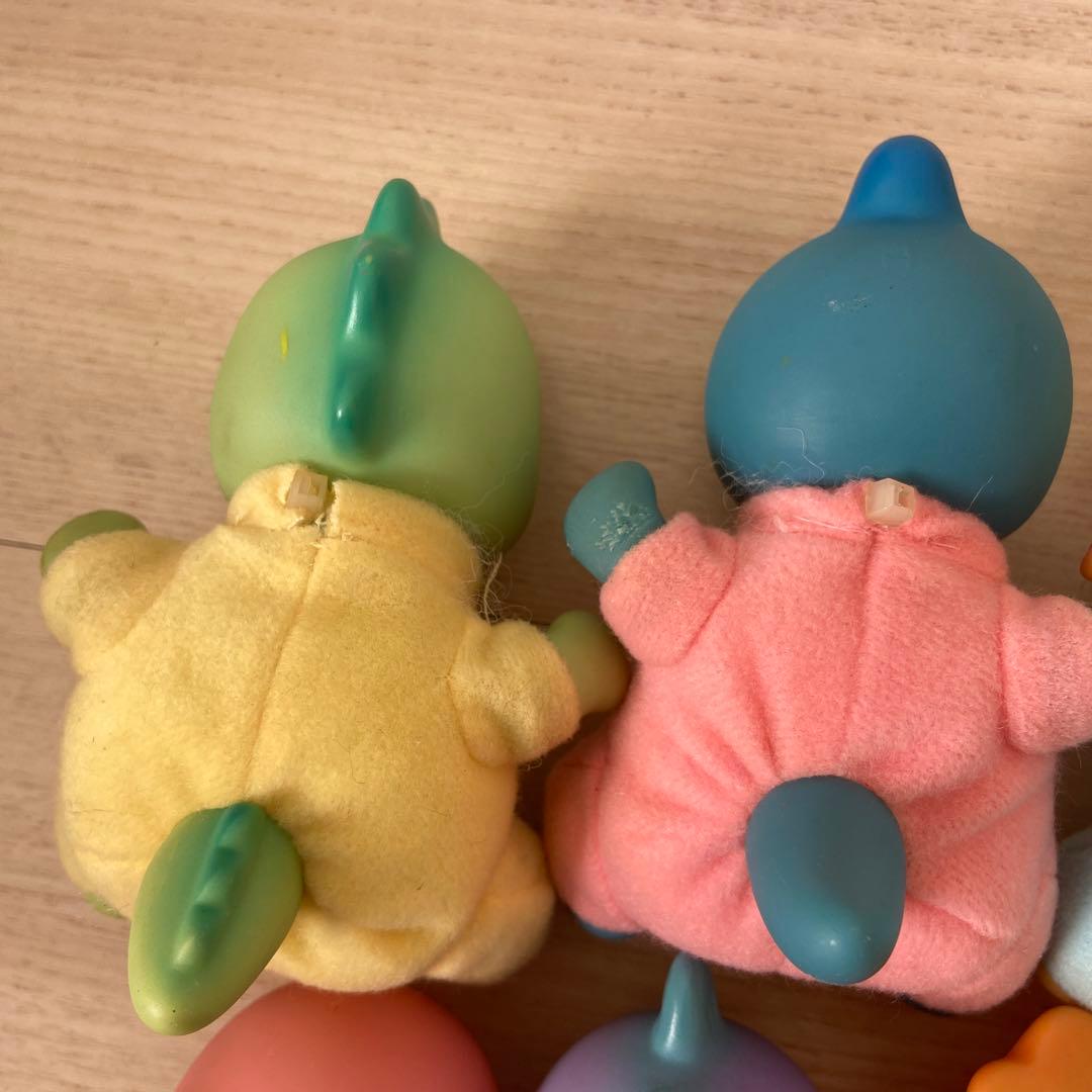 レトロ　恐竜の赤ちゃん　ソフビ　アンティーク　pote 玩具　人形　当時物レア