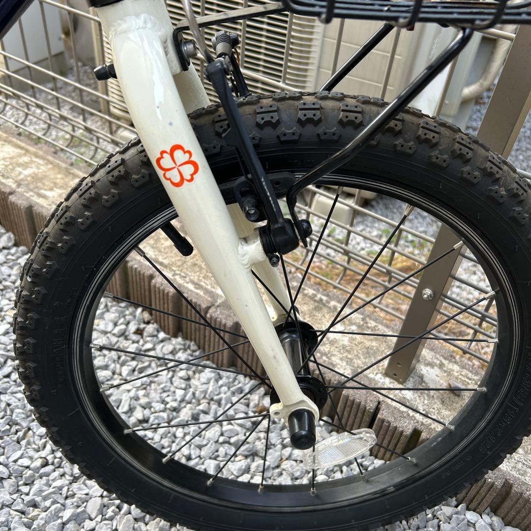 ヨツバサイクル　18インチ　ネイビー