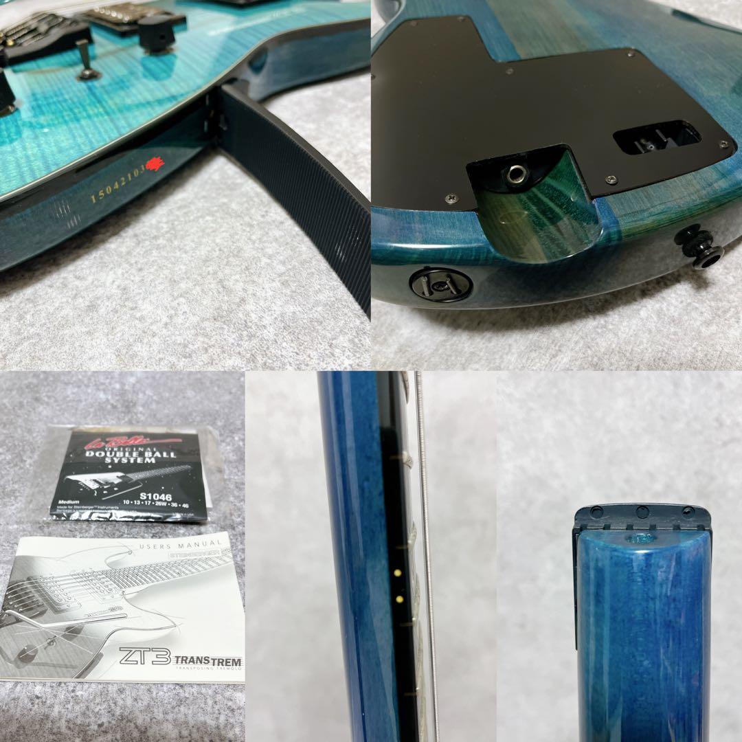 希少 スタインバーガーZT3 STEINBERGER エレキギター青ブルー