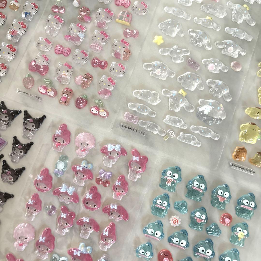 【正規品】サンリオ 第一弾レア ボンボンドロップシール7点セット