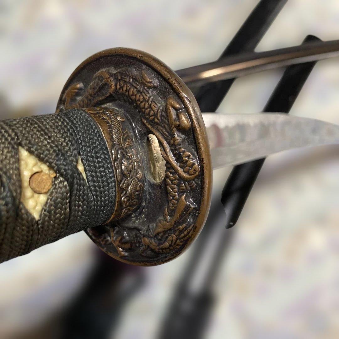 居合大刀(刀袋付)と脇差模造刀