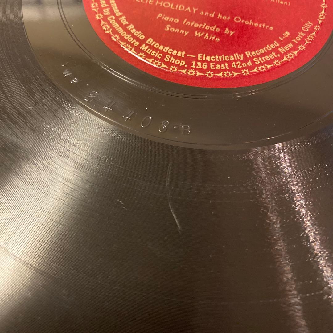 美盤 Billie Holiday Strange Fruit SPレコード