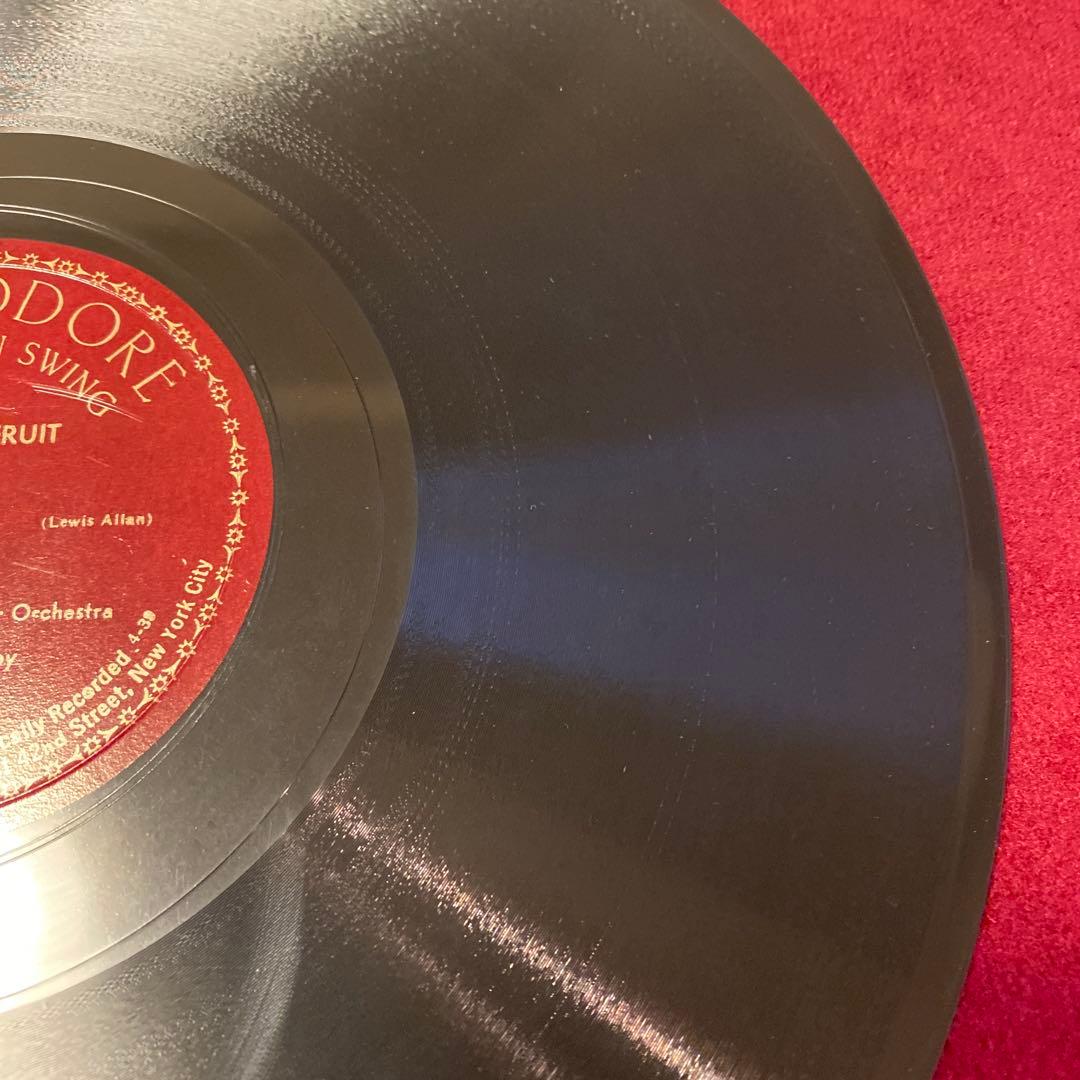 美盤 Billie Holiday Strange Fruit SPレコード