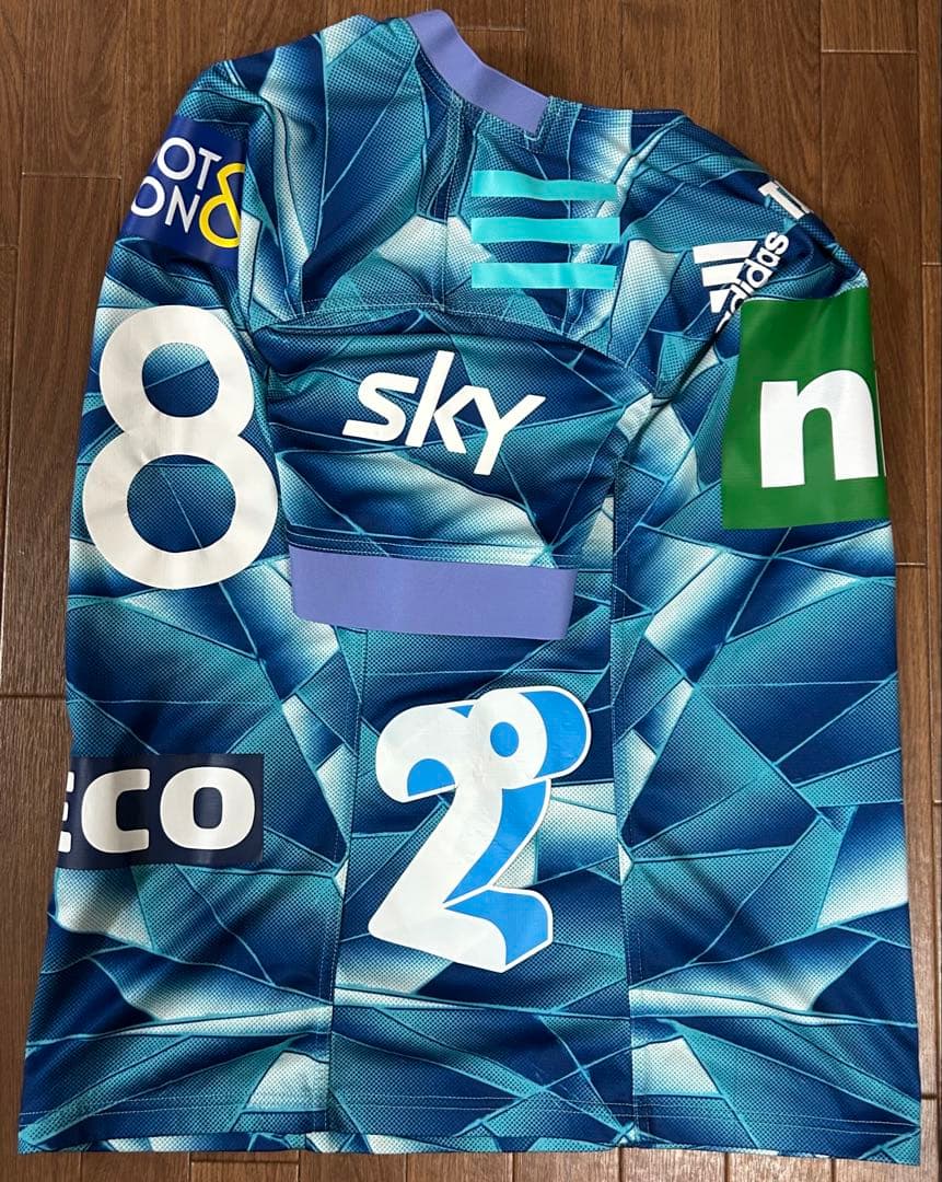 BLUES ラグビージャージ　adidas GPSポケット付き