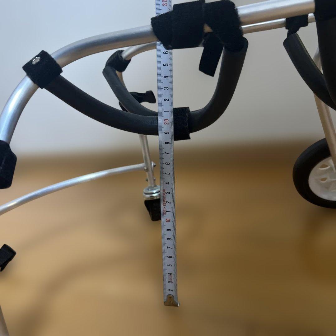 ポチの車イス　中古　アルミ製 調整可能　超小型犬