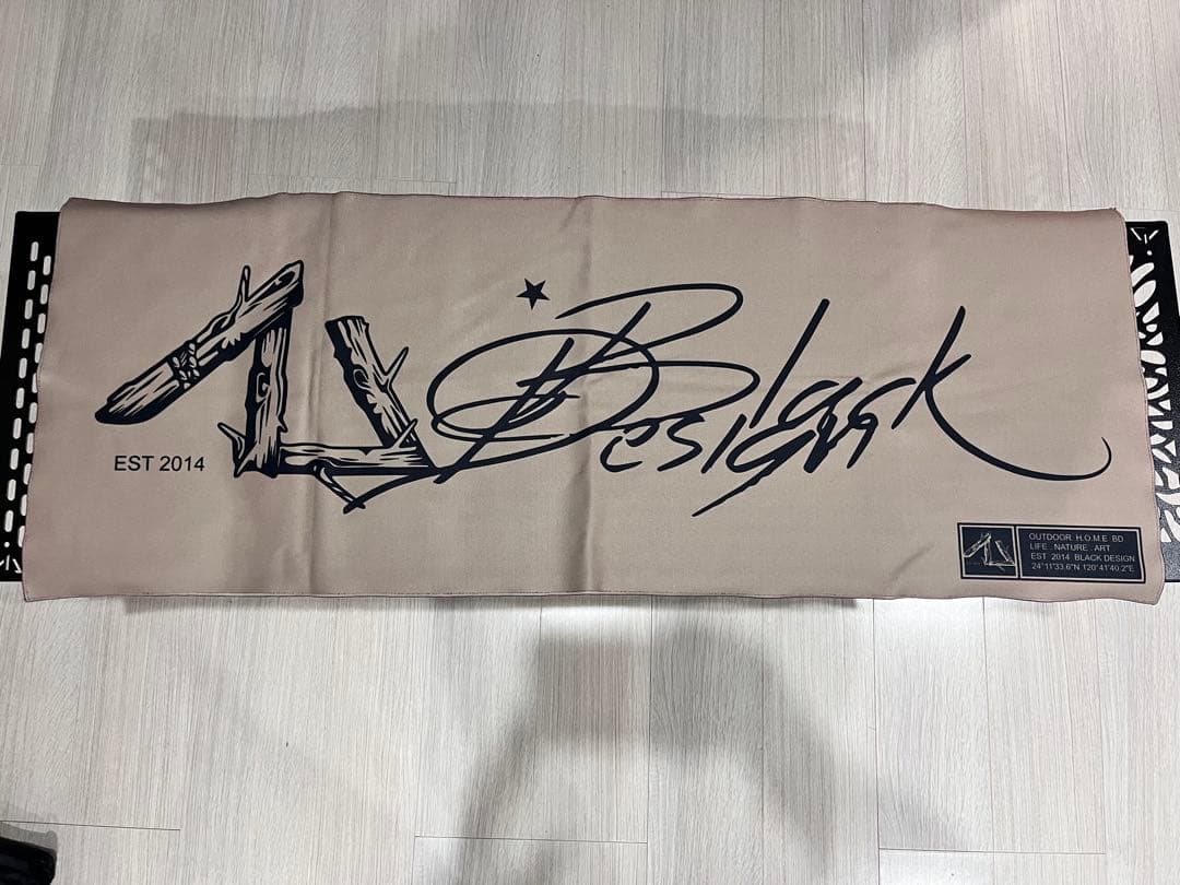 BLACK DESIGNハレテーブル　【延長脚、BLACKDESIGNマット付】