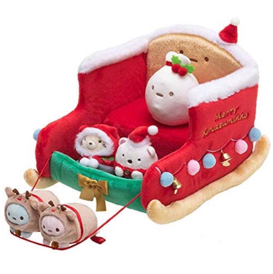 2018年にサンリオ限定販売されたすみっコぐらしクリスマスぬいぐるみ 6点セット