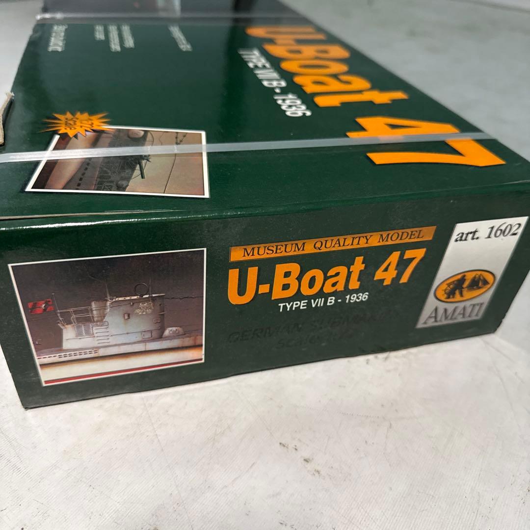 AMATI U-Boat 47 Type VII B 1936 木製模型キット
