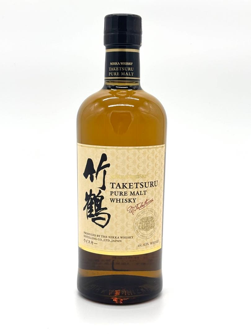 【新品】竹鶴 ピュアモルトウイスキー 43%