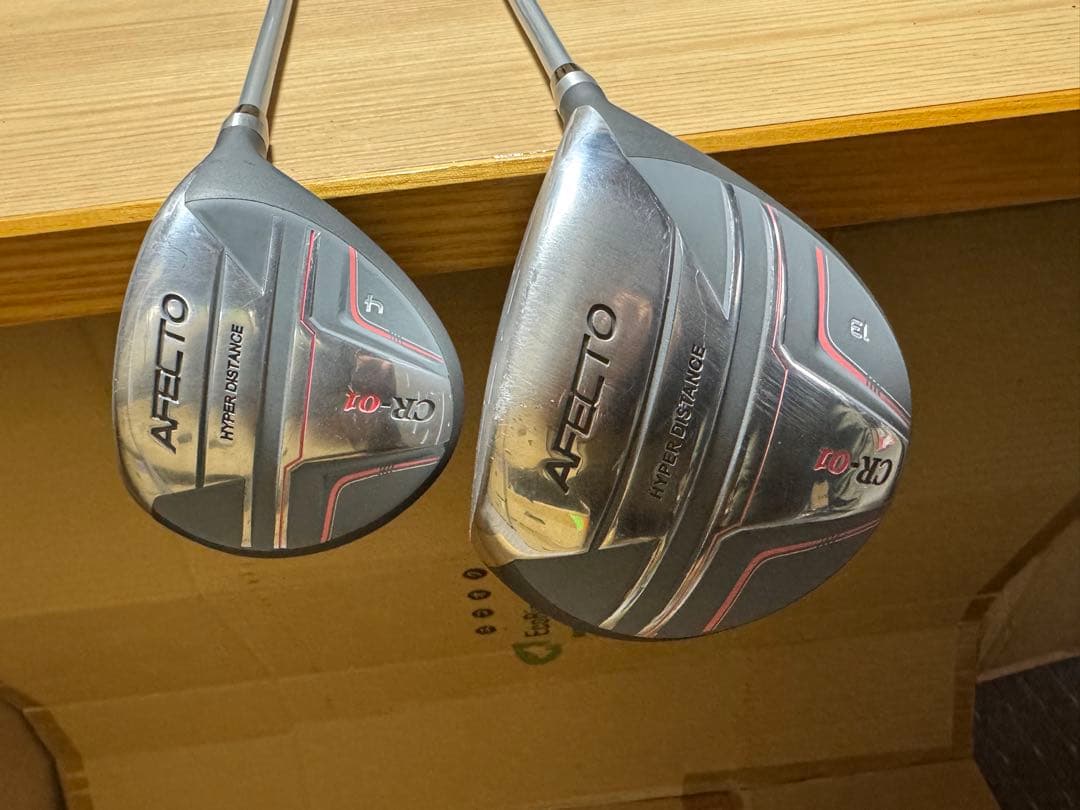 AFECTO CR-01 レディース 初心者 練習用 ゴルフ5本セット