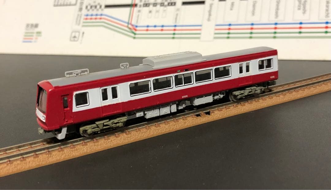 管理番号1634 京急2000形2扉車 Nゲージ未塗装キット組立品4両