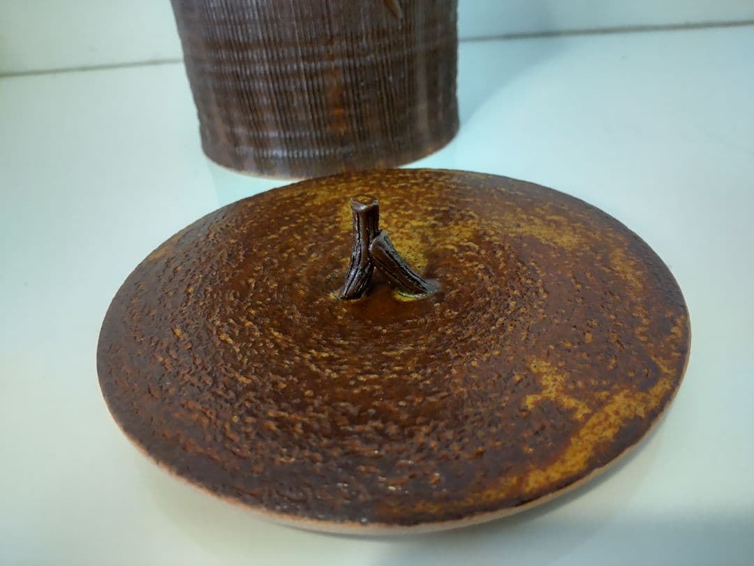 sylvester　　水指＆灰押　コテ型