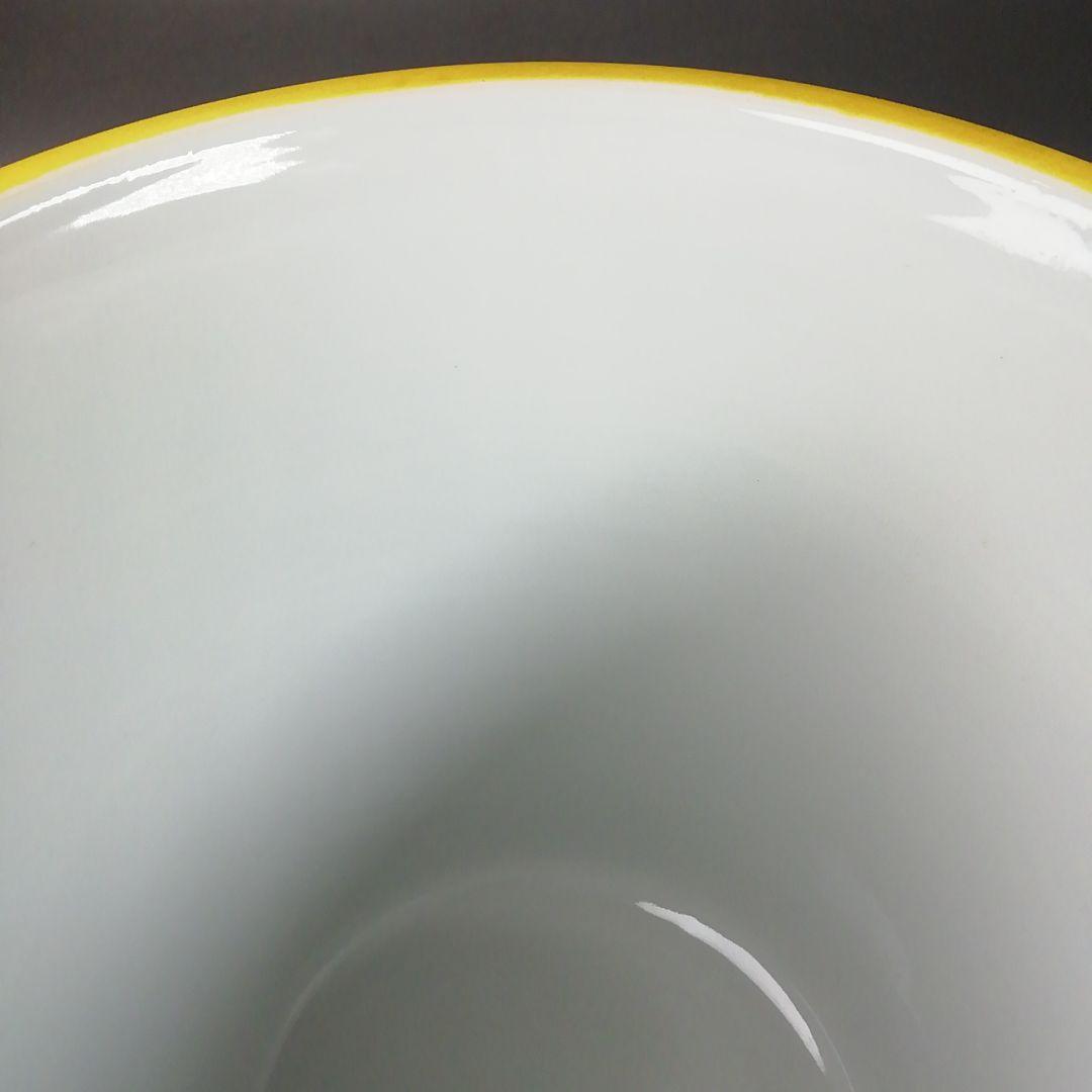 Ｔ７２０　水指　『黄交趾　棒の先』『膳所焼』『淡海ぜぜ陽炎園 造』　共箱　茶道具