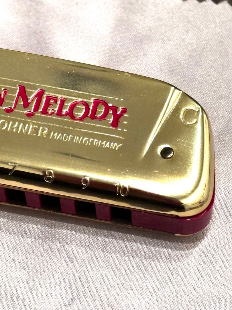 ホーナーカスタムGolden Melodyオーバーブロー仕様 C ブルースハープ