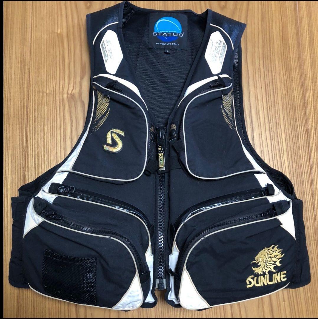 サンラインスーツ STW-1509 L)ベストL)ヒップガード(M)3点セット