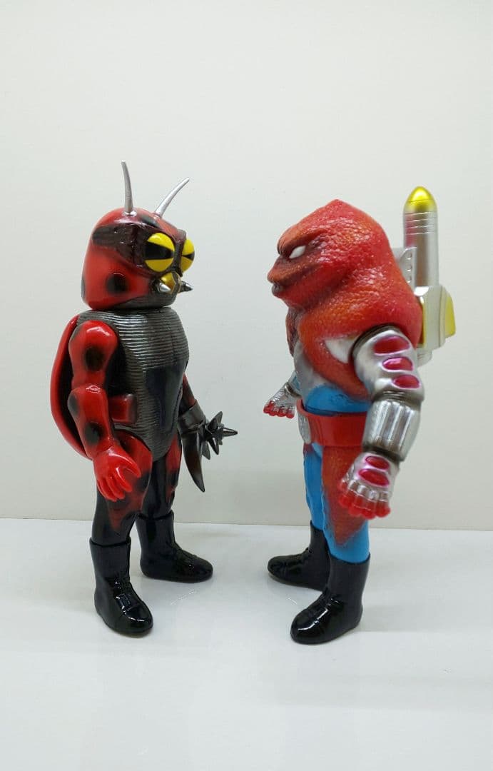 仮面ライダーV3✨風見志郎vsデストロン怪人◆東映レトロソフビコレクション★☆