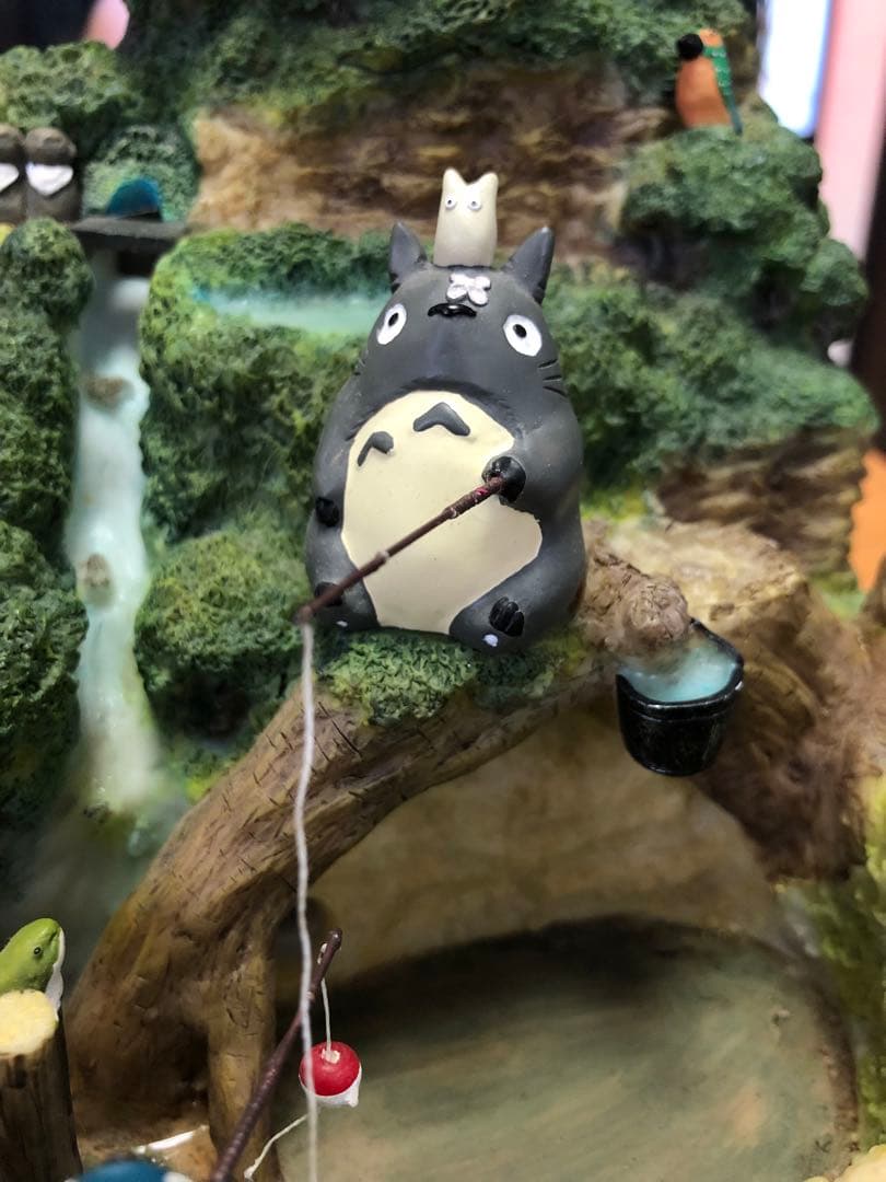 ジブリ となりのトトロ ミニウォーターガーデン 釣りに行こう (ジャンク扱い)
